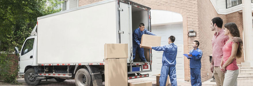 camion de déménagement